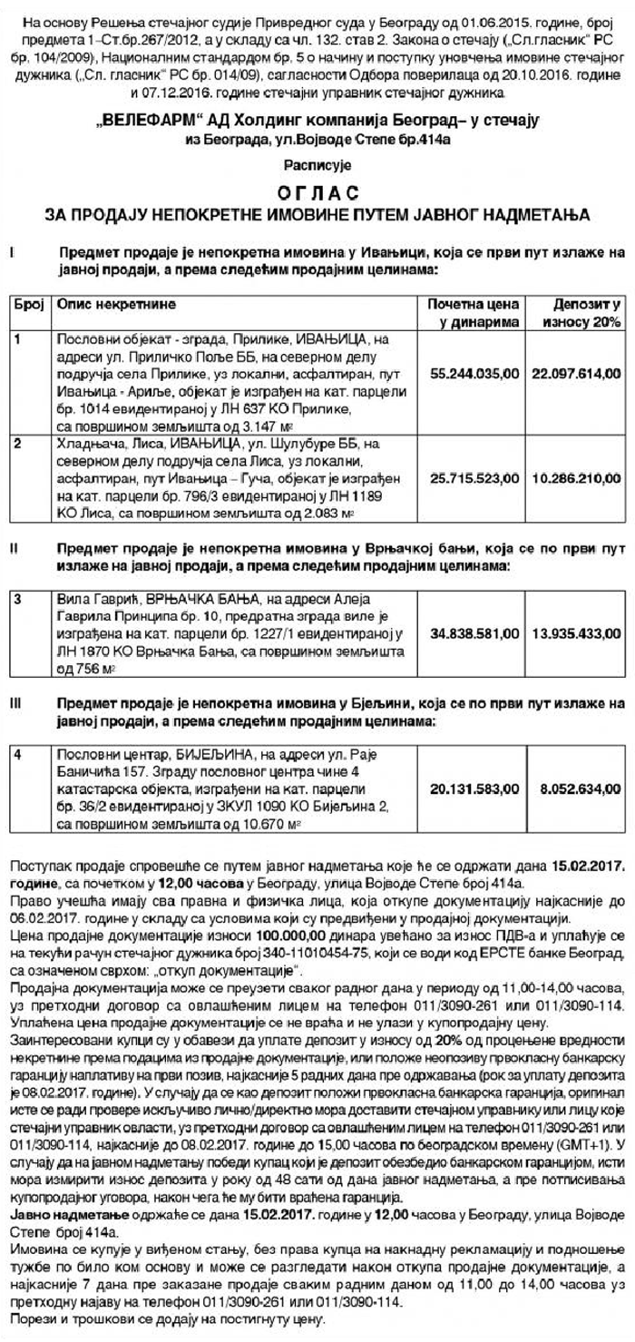 02danocr_16012017-1ju Na prodaju objekti Velefarma u Prilikama i Lisi