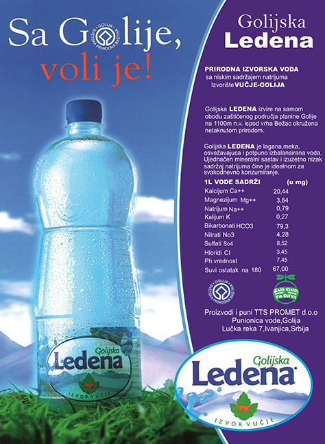IL-Ledena-kvalitet1 Golijska LEDENA – biser među izvorskim vodama