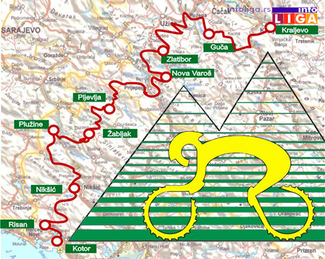 IL-maraton-mapa ČIKER mtb MARATON prvi put kroz Guču
