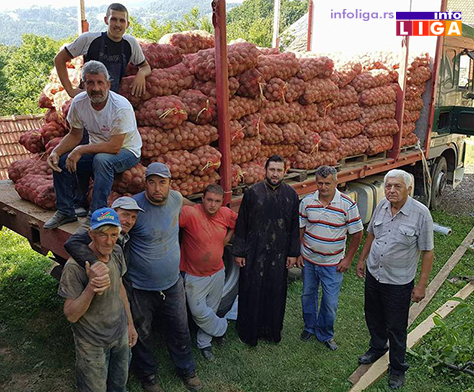 IL-krompir-humanitarka Dobri ljudi velikog srca donirali vagon krompira za gladne