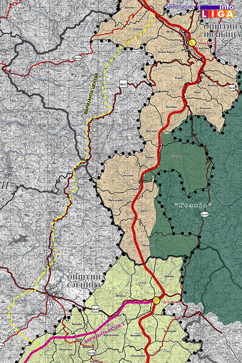 IL-Pregledna_mapa-autoput-varijanta-centar Hoće li se menjati trasa autoputa preko Ivanjice?
