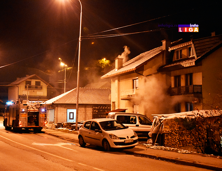 IL-pozar-kusican Vatrogasci sprečili da plamen zahvati kuću (VIDEO)
