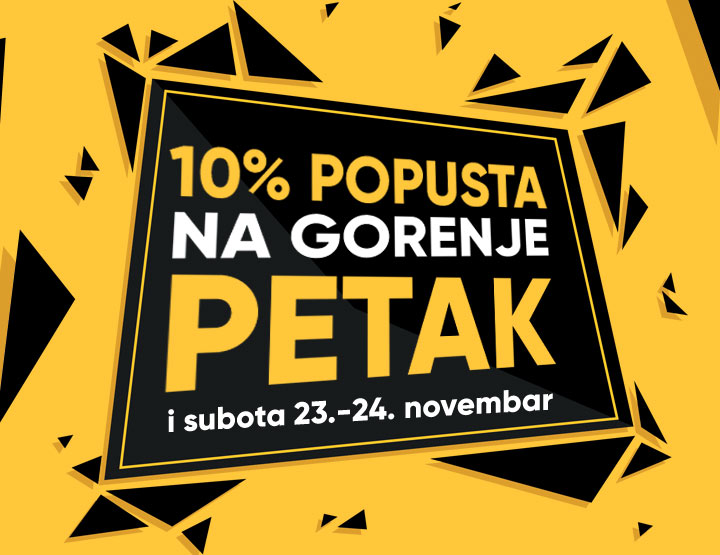 gorenje-dani-infoliga Gorenje dani u Spektru: Popust na ceo asortiman kućnih aparata!