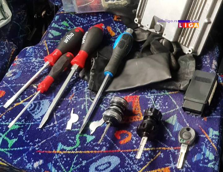 IL-mup-kradja-kola-delovi-alat Kriminalna grupa krala automobile i u delovima ih prodavala na auto placevima u okolini Čačka