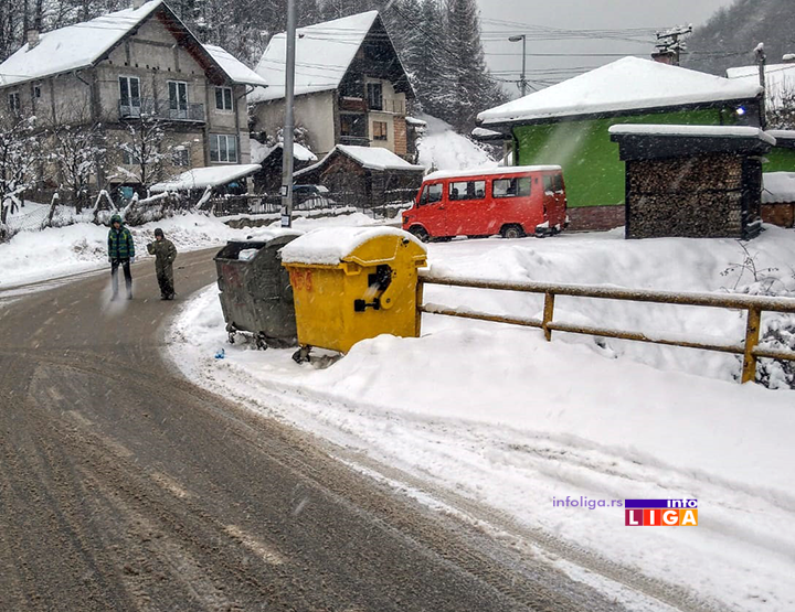 IL-kontejneri-lucka-reka JKP ''Ivanjica' - Promena načina preuzimanja otpada u zimskim uslovima