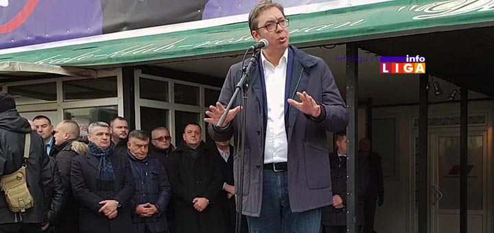 IL-vucic-kotraza-put U petak počinju radovi na deonici autoputa Čačak-Požega - Vučić u Čačku