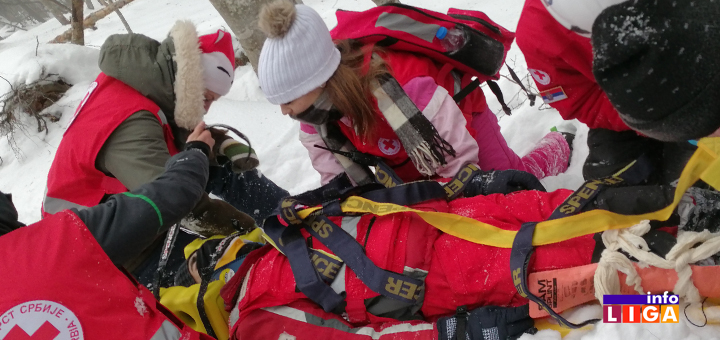 IL-Akcija-Crvenog-krsta Ivanjica - Akcija jedinice za delovanje u nesrećama (VIDEO)