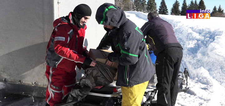 IL-CK-akcija Stigla pomoć zavejanima na Goliji (VIDEO)