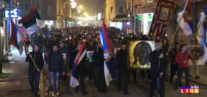 IL-Litija- Ivanjica :  Moleban i litija u znak podrške SPC u Crnoj Gori (VIDEO)