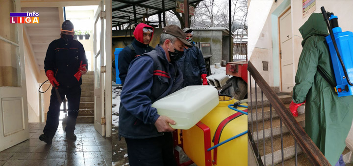 IL-dezinfekcija-lucani0 U Lučanima u toku dezinfekcija javnih površina i stambenih zgrada