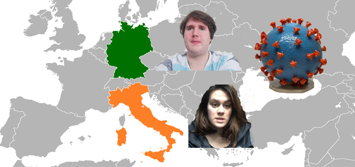 IL-Danilo-Nikolić-Milica-Čakarević-o-korona-virusu Naši studenti u Nemačkoj i Italiji govore za InfoLIGU (VIDEO)