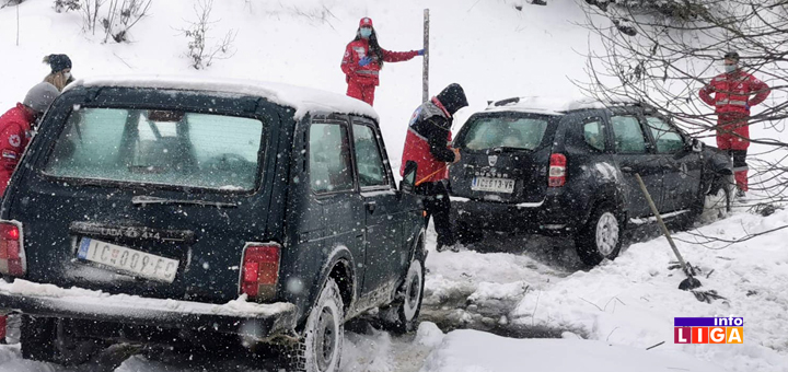 Il-Volonteri-CK-zaglavljeni-u-snegu- Volonteri zaglavljeni u snegu (VIDEO)