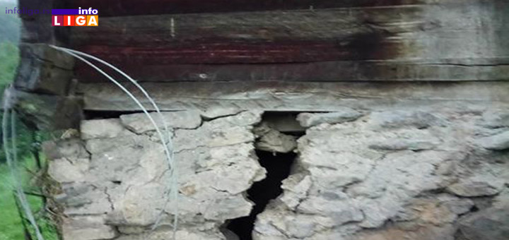 IL-Deda-Bogomir-Vucak-kuca ''Nemam gde da se vratim!'' Deda Bogomiru iz Vučaka klizište potkopalo kuću