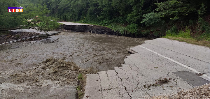 IL-Put-za-kumanicu- Ivanjica - Bujica odnela puteve, sela odsečena, nema vode, prekidi u snabdevanju strujom (VIDEO)