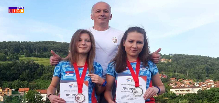 Il-Atleticarke-Javora Dve medalje za ivanjičke atletičarke na prvenstvu Srbije