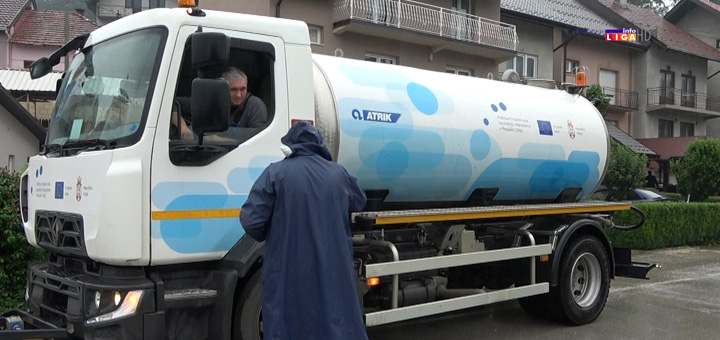 il-cisterna- Ivanjica i dalje bez vode - cisterne na osam lokacija