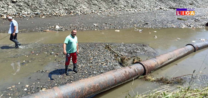 IL-cevovod-matovac-doo Preduzeće Matovac pregradilo reku - prespaja se cevovod (VIDEO)
