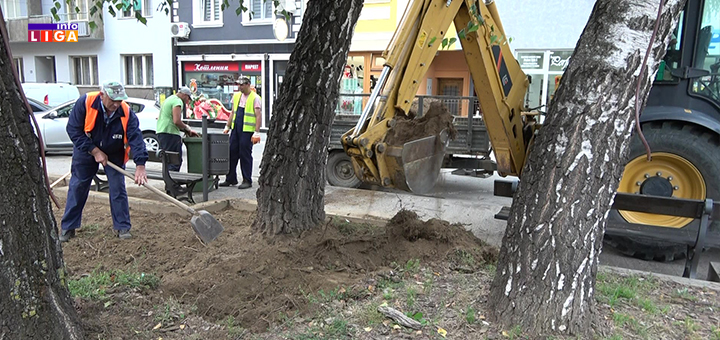 Il-zeleni-venac-3- Uređenje trga na samom ulazu u Ivanjicu