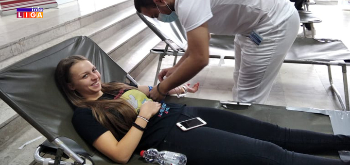 IL-Akcija-davanja-krvi- Uspešno realizovana redovna akcija dobrovoljnog davanja krvi