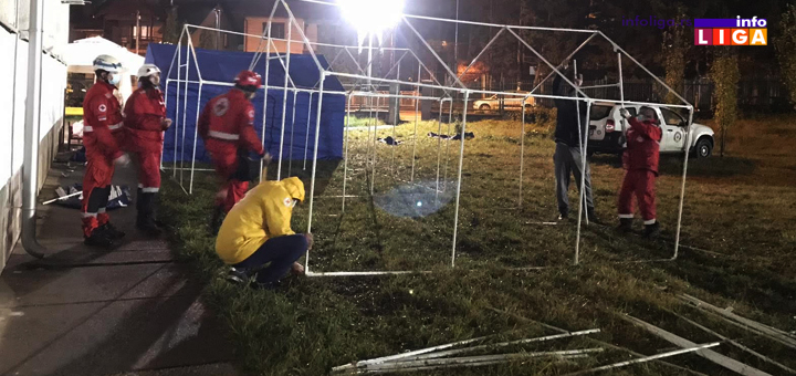 IL-Crveni-krst-satori-tri Postavljeni šatori ispred COVID ambulante u Ivanjici