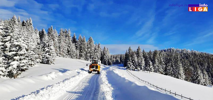 IL-Odvracenica Snega na Goliji u izobilju - putevi prohodni (VIDEO)