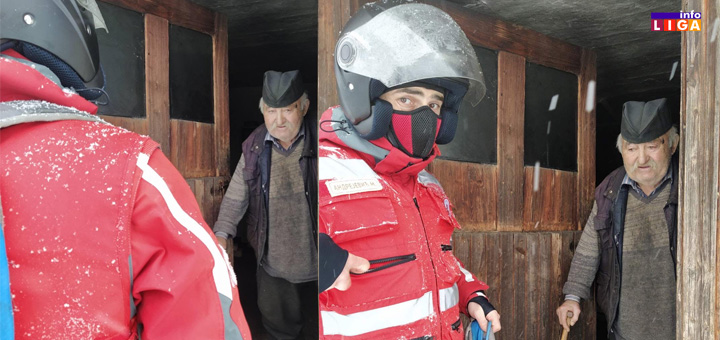 il-deda-Branislav Ivanjička sela okovana snegom- Branislav pet dana nije mogao da izađe iz kuće