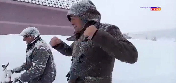 IL-Odvracenica-mesani-ciste- Meštani Odvraćenice iz snežnih smetova za InfoLIGU (VIDEO)