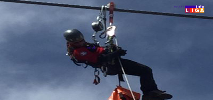 IL-Gondola-spasavanje Zlatibor: Uspešno izvedena vežba evakuacije putnika iz gondole (VIDEO)
