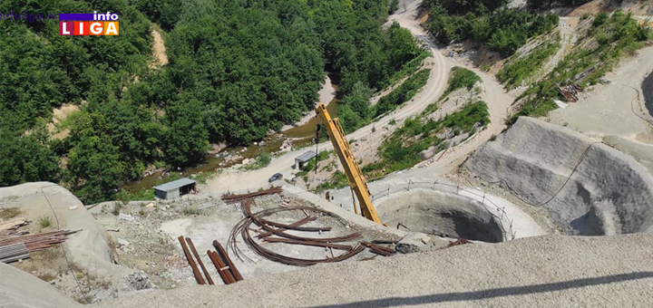 IL-Svrackovo-Arilje Nedimović i Puzović obišli radove na brani Svračkovo u Arilju (VIDEO)
