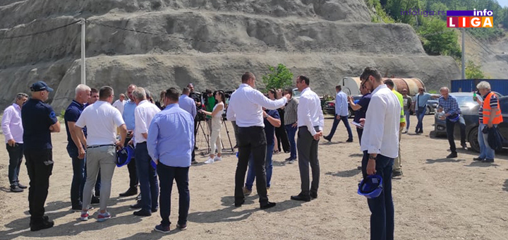 IL-Svrackovo-dva-Arilje Nedimović i Puzović obišli radove na brani Svračkovo u Arilju (VIDEO)