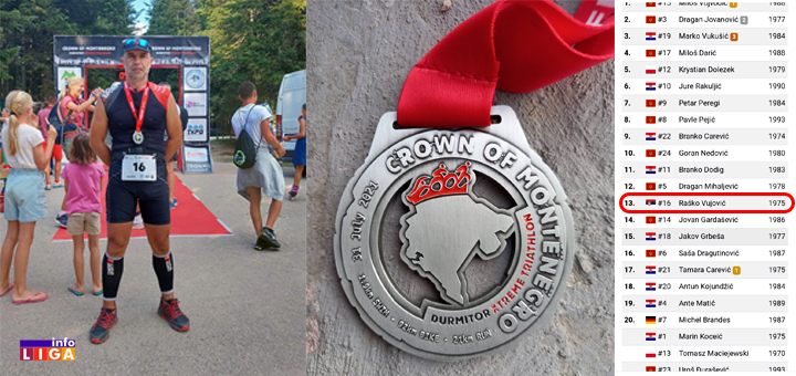IL-triatlon Sjajan uspeh Ivanjičanina Raška Vujovića na triatlonu u Crnoj Gori