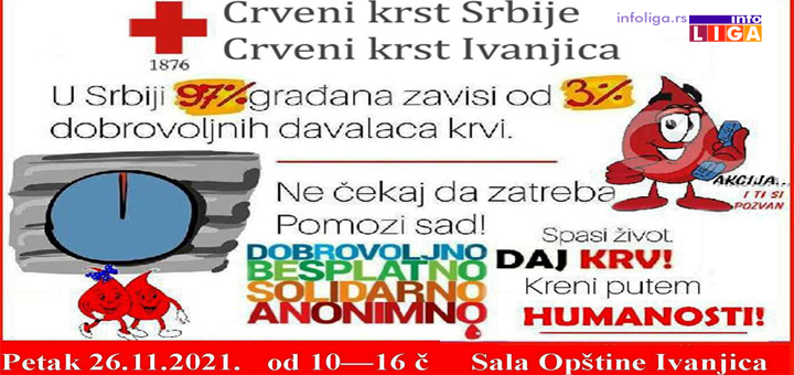 IL-Dajte-krv Ivanjičani organizuju akciju dobrovoljnog davanja krvi