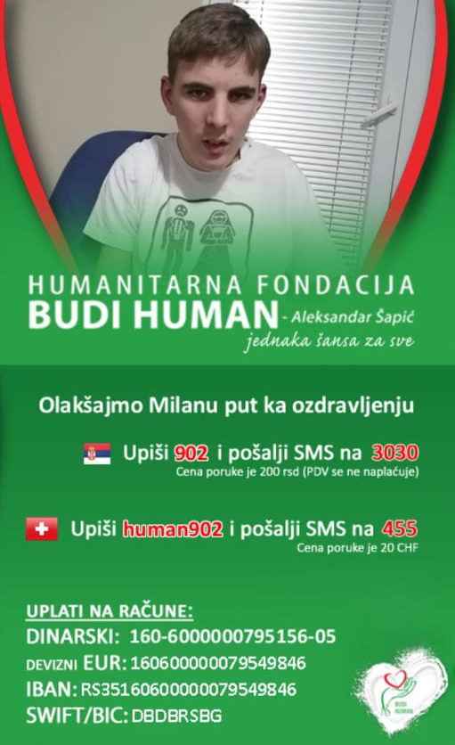 milan Humanitarni auto skup za Milanovo lakše detinjstvo