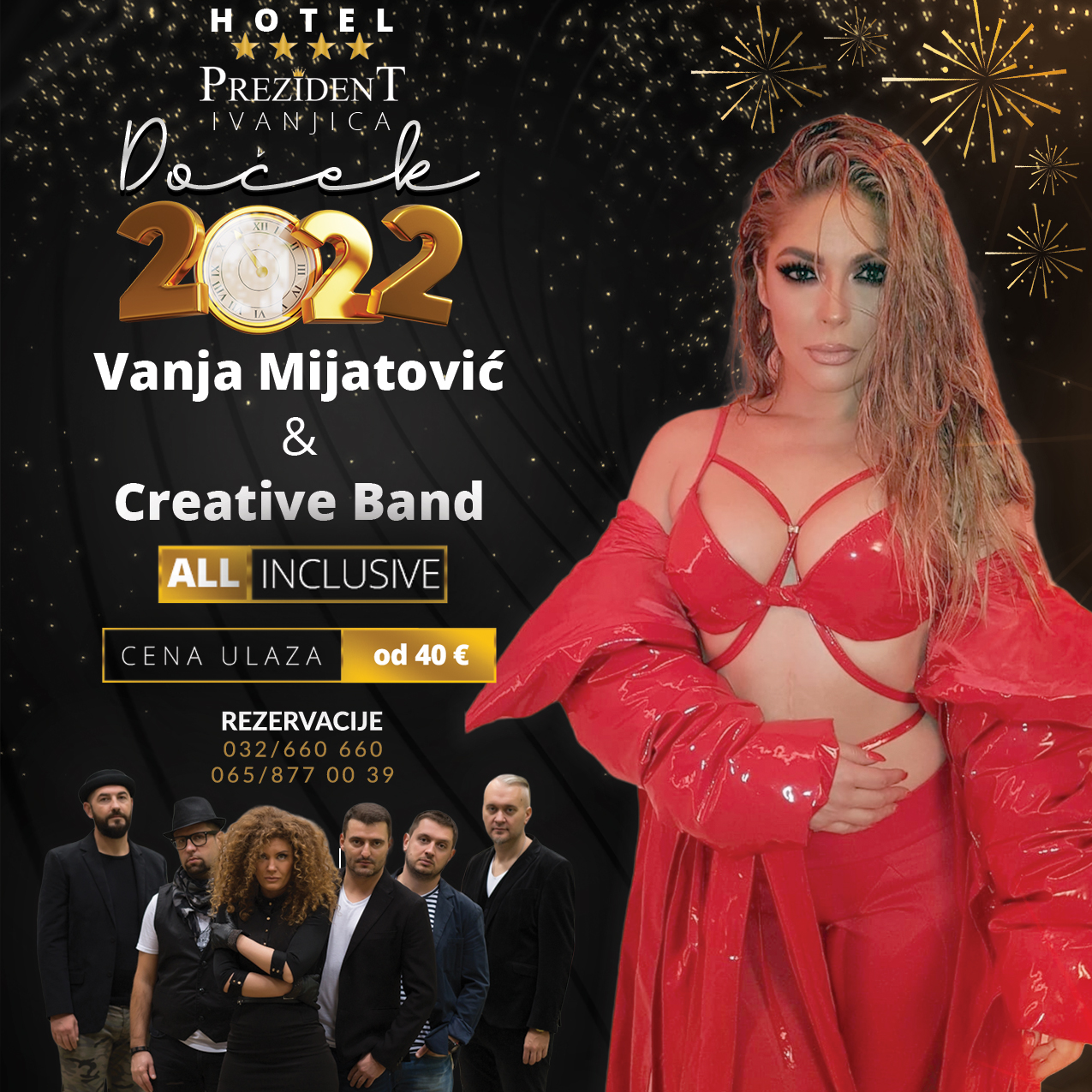 Objava-Vanja Doček Nove godine uz mega zvezde - Prezident Ivanjica (VIDEO)