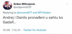 Tvit-Milivojevic-300x142 Oglasio se član Glavnog odbora DS-a