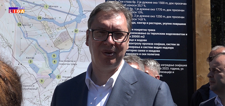 IL-Vucic-na-Golji Vučić: Autoput do Požege olakšanje i za Arilje i Ivanjicu
