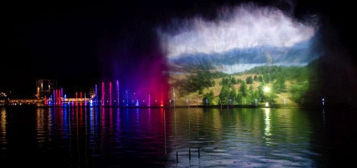 fontana-2-IL Na zlatiborskom jezeru puštena u rad multimedijalna fontana (FOTO)