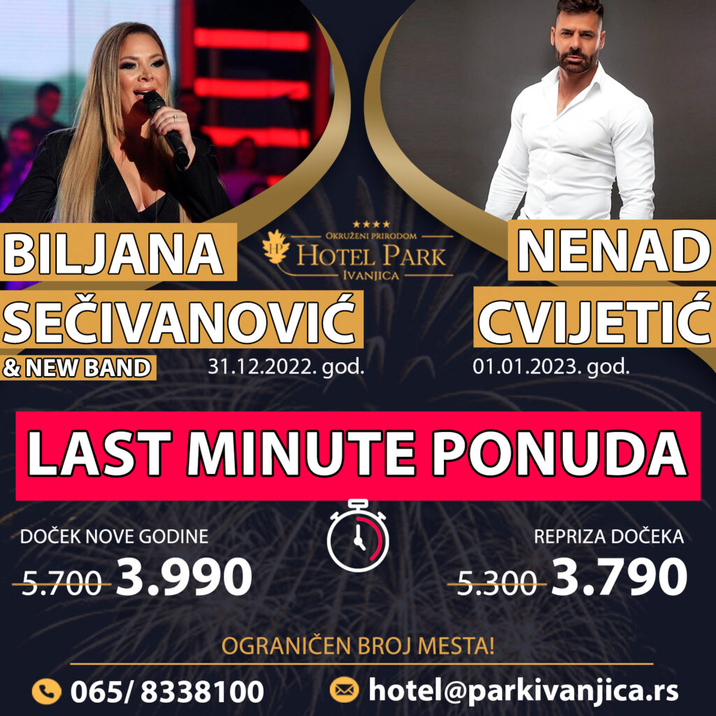 LAST-MINUTE-1024x1024 Doček Nove godine u hotelu ''Park'' -  iskoristite LAST MINUTE