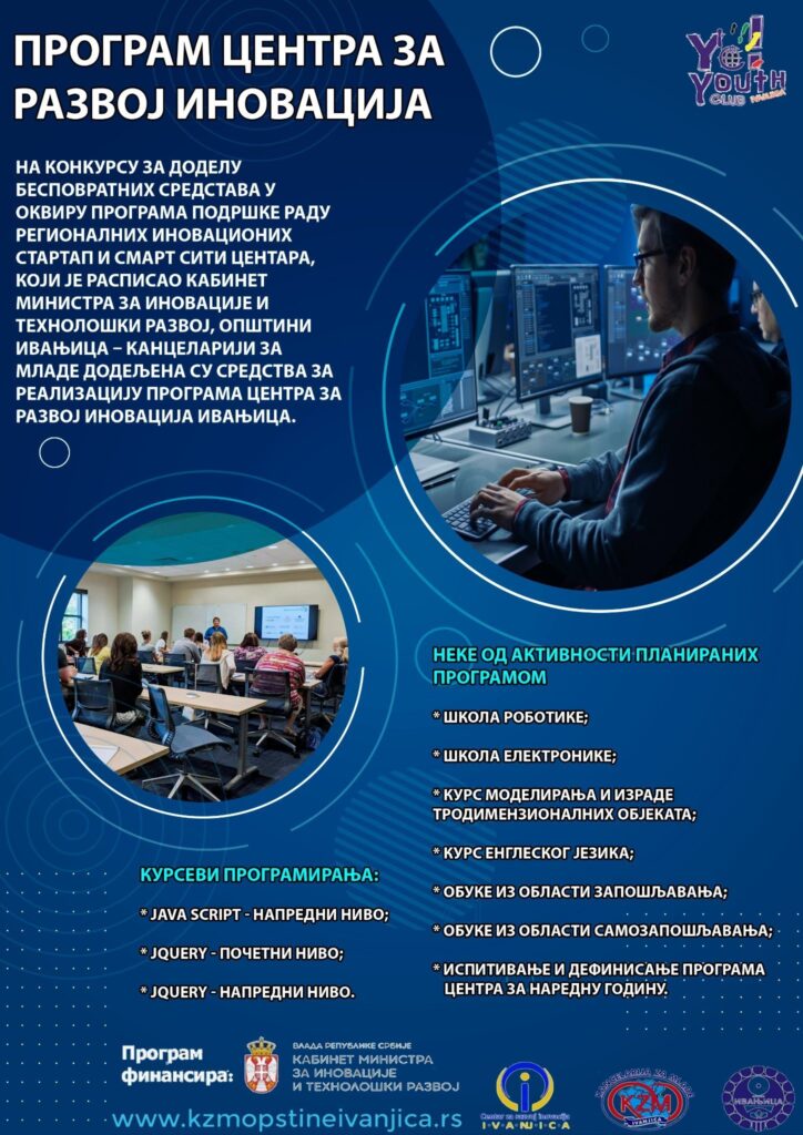 Plakat-Inovacije-2022-724x1024 Popunite anketu: Potrebe mladih na teritoriji opštine Ivanjica