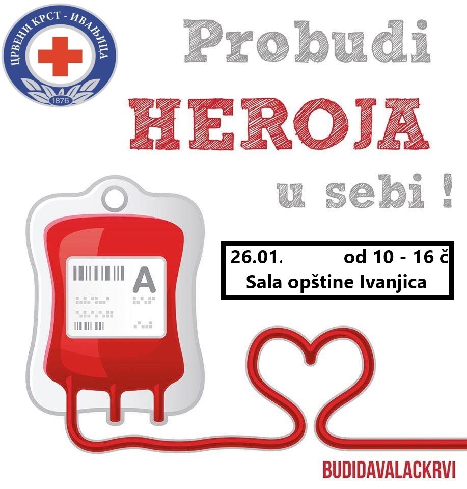 POSTER-26.01.2023. Redovna akcija DKK - "Probudi heroja u sebi"