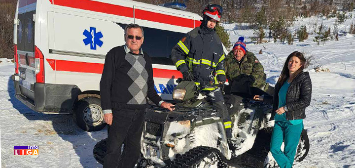 IL-vatrogasci-Ivanjica-pomoc- Bravo za hrabre vatrogasce iz Ivanjice- Probijali se šest kilometara kroz sneg da pomognu bolesnom čoveku (FOTO)