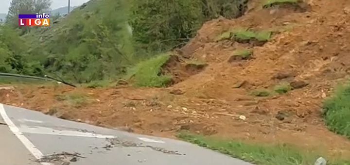 IL-preseka-zemlja-na-putu- Jaka kiša na području Ivanjice pokrenula nekoliko klizišta (VIDEO)