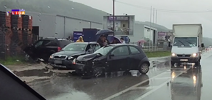 Udes-Senjak- Ivanjica - Saobraćajna nezgoda u naselju Senjak (VIDEO)
