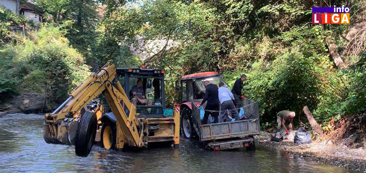 IL-CISCENJE Uklonjen otpad iz korita Moravice od Vodopada do Kamenog mosta(VIDEO)