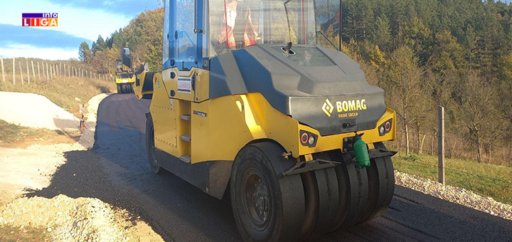 IL-lucani-asfaltiranje- Lučani: Krenulo asfaltiranje puta Dljin - Ovčar Banja