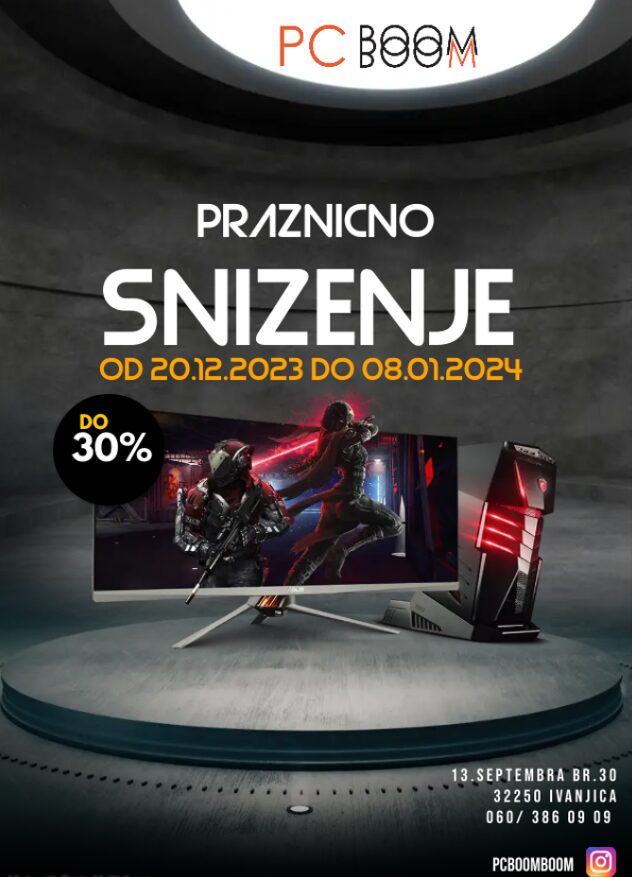 prva-strana1 EKSPLOZIJA GAMING OPREME – PC BOOM BOOM DONOSI NEODOLJIVE AKCIJE