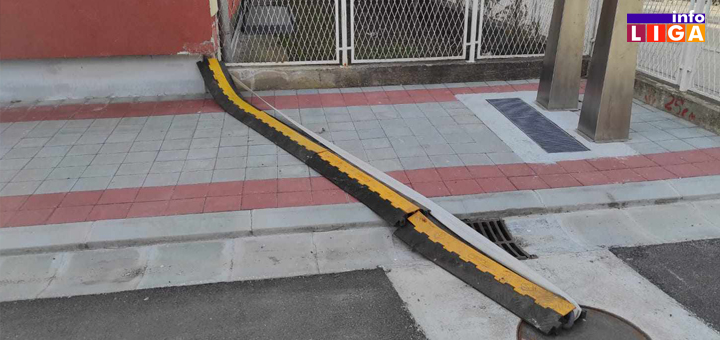 IL-Kapija-Gimnazija-jedan Kraj preskakanju ograde - otvorena kapija igrališta