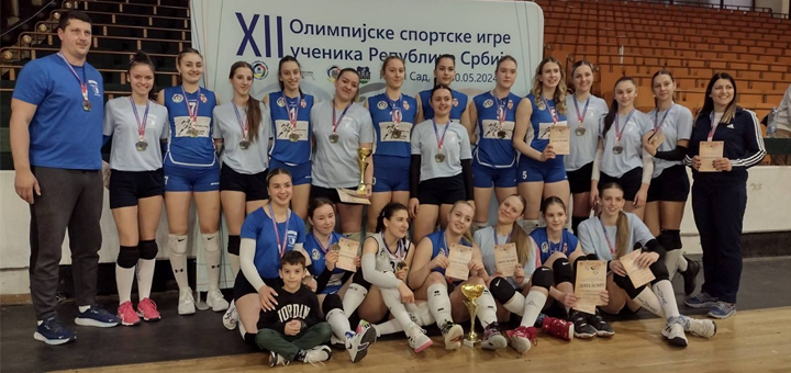 IL-Odbojskacie-Gimnazije- Ivanjičanke vicešampionke države u odbojci