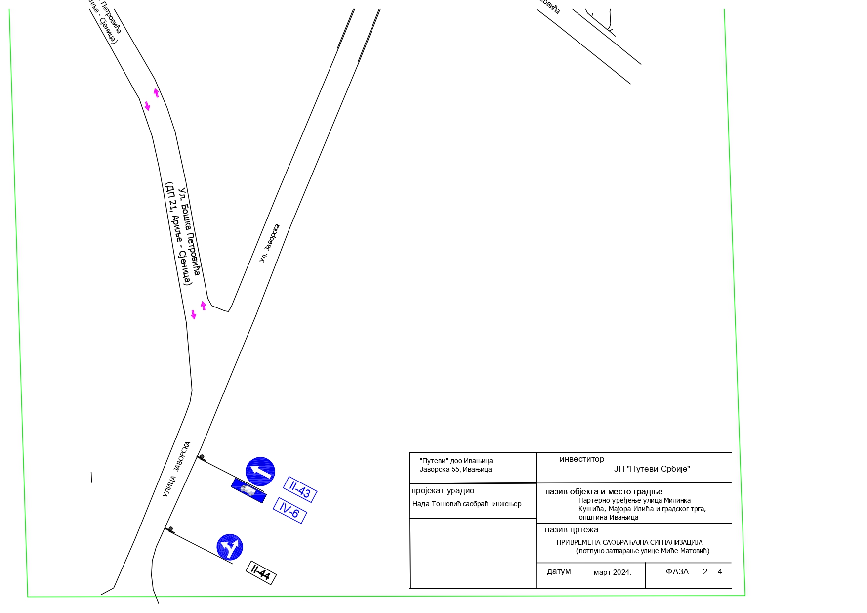 centar-1 Izmenjen režim saobraćaja zbog radova u glavnoj ulici u Ivanjici