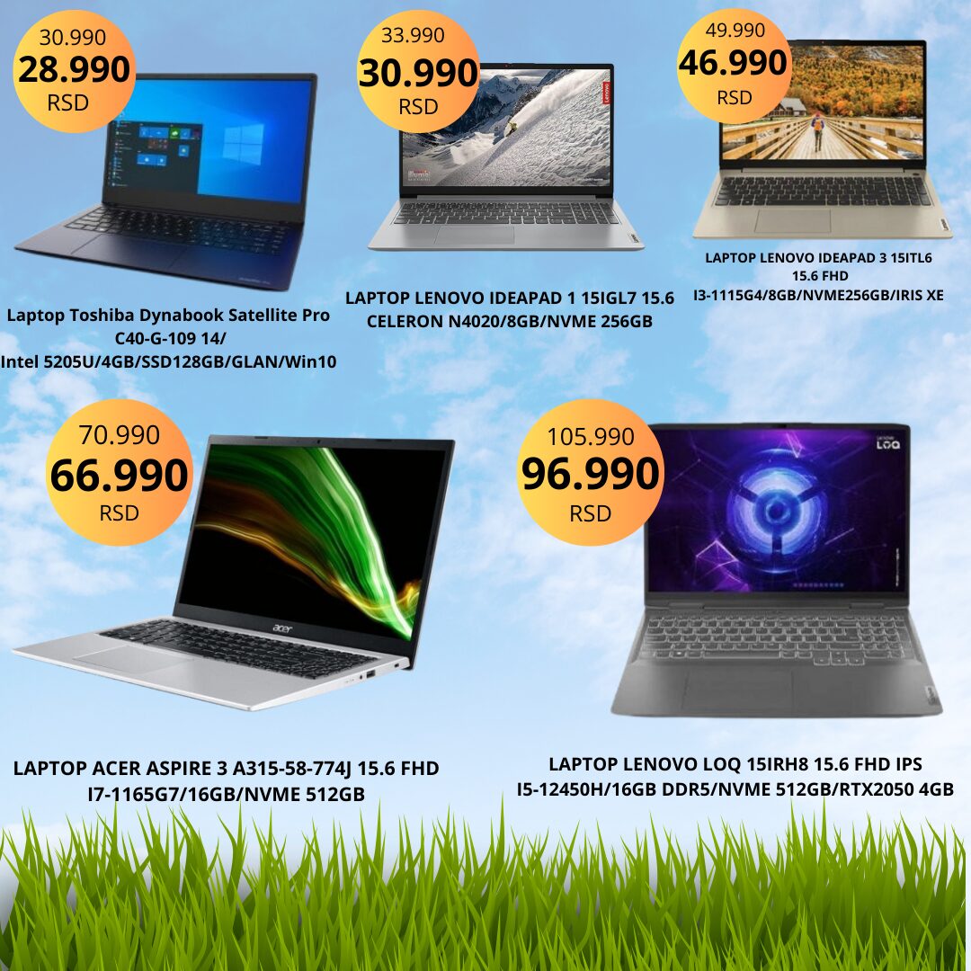 5 Prolećno sniženje u PC BOOM BOOM-u